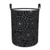 Pevtufa Spider Web Black Foldable Laundry Basket Organizer,Fabric Clothes Toy Storage Basket Nursery Hamper Storage Bin For Hous