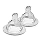 MAM Bottle Nipples Slow Flow Nipple Level 1, for Newborns and Older, SkinSoft Silicone Nipples for Baby Bottles, Fits All MAM Bo