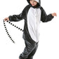 Atoz Onesie For Kids, Animal Pajamas Halloween Cosplay Costume For Girls Boys, Lemur 4-5T