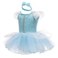Fmyfwy Baby Girls Elsa Princess Costume Halloween Christmas Birthday Romper Tutu Dress W/Headband Blue 90