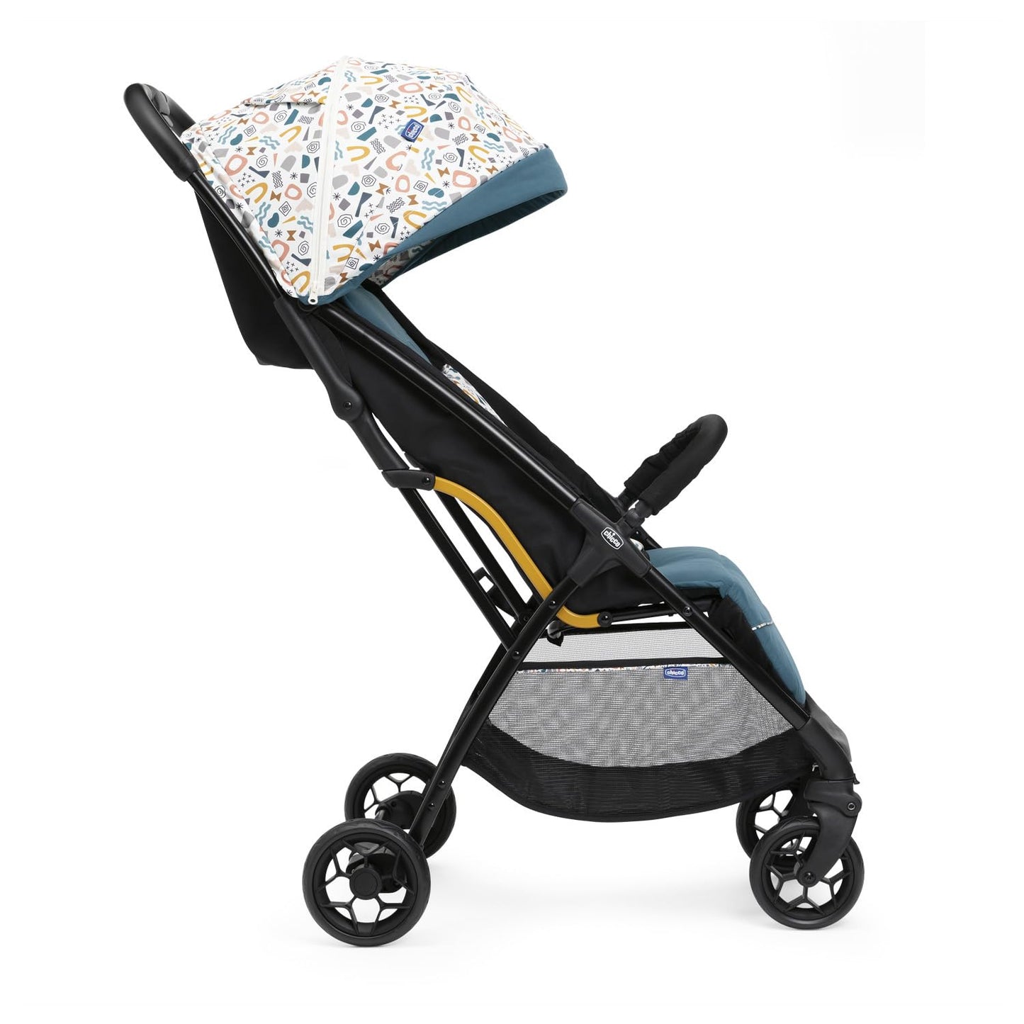 Chicco Glee Teal I Compact Easy Foldable Baby Stroller Pram I With Soft Padded Seats I Canopy And Practical Mesh I 05 Years I W
