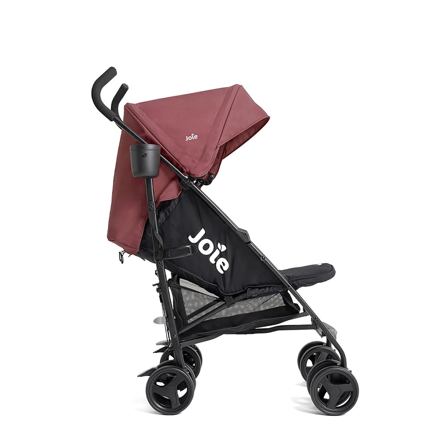 Joie Tansy Umbrella Stroller - Lightweight, Compact Folding With Multi-Position Recline - Travel-Friendly Stroller (Crimson)
