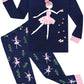 Girls Pajamas Set Toddler Dancing Girls Pjs 100% Cotton Long Sleeve Kids Sleepwear Sets Size 2T