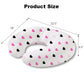 Nursing Pillow, Breast Feeding Pillows For Mom, Rose Red Hearts Soft Cover With Breathable Filling, Feeding Support Pillow For 0
