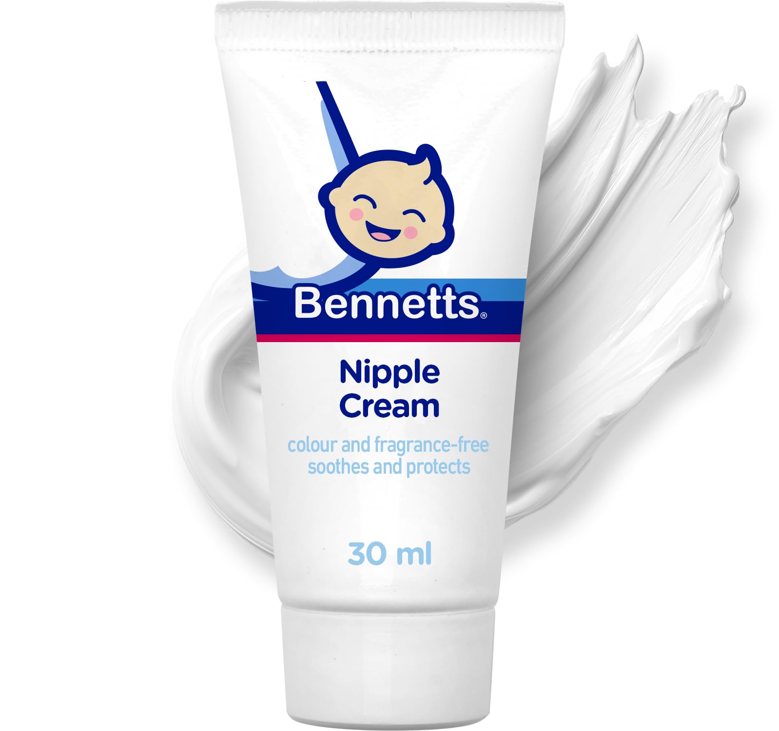 Bennetts Nipple Cream 30ml - Soothing Balm for Sore & Cracked Nipples - Breastfeeding Friendly, No Wash-Off Needed