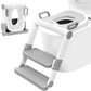 Gocart With G Logo Baby Foldable PottyTrainer Seat For Toilet Potty Stand With Ladder Step Up Training Stool With NonSlip Step