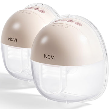 Ncvi Hands Free Breast Pump 8111, Wearable Breast Pump For Breastfeeding, Wireless Portable Milk Pump With Strong Suction, 4 Mod