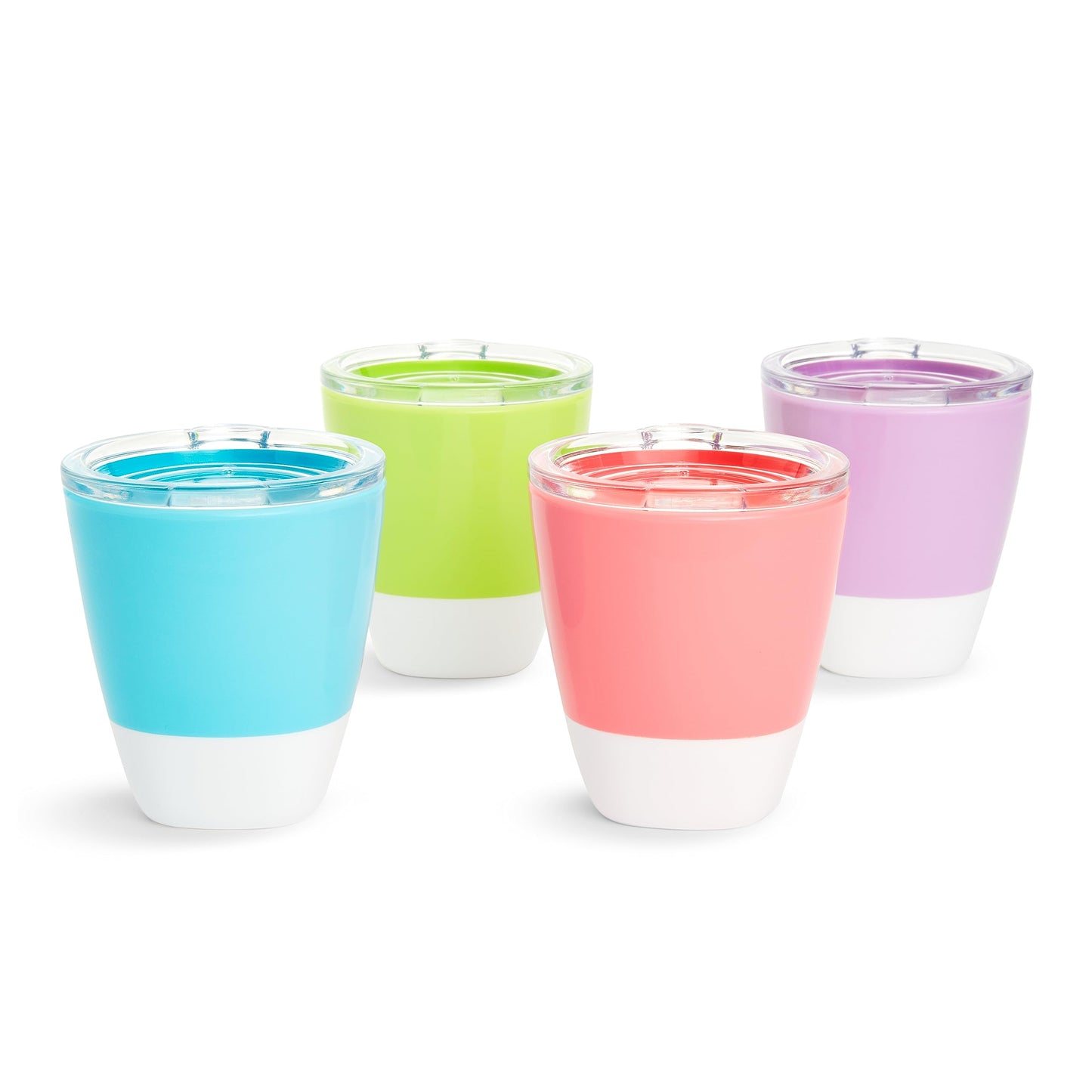 Munchkin Splash Open Toddler Cups with Training Lids, 7 Ounce, Multicolored, 4 Pack (Pack of 6)