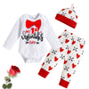 Vaiziq Baby Boys' Valentine'S Day Outfit (0-3Months) - Cotton Coordinated Set With Heart Pattern