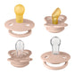 Bibs Try-It Collection | 4-Pack Soothers | Bpa-Free Round, Anatomical & Symmetrical Nipple | Natural Rubber Latex/Silicone | Mad