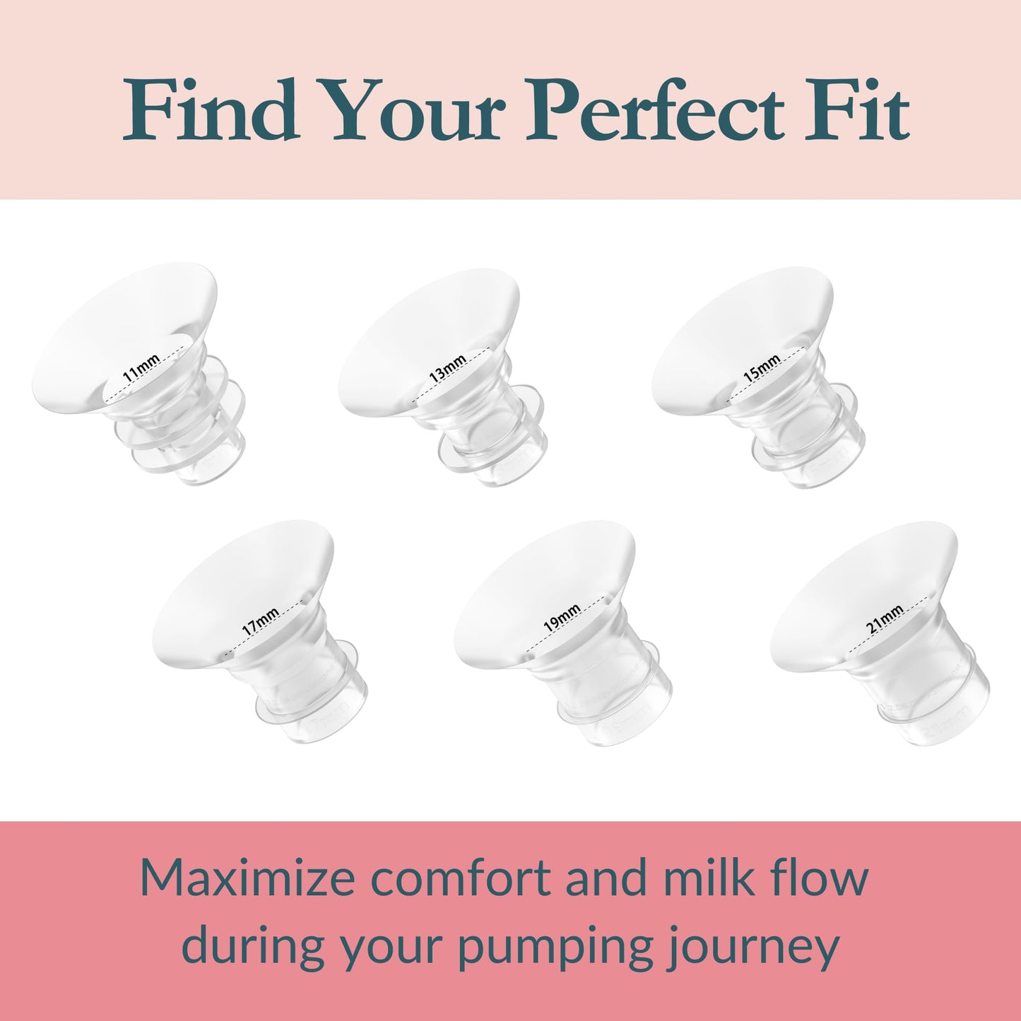 Ameda Breast Pump Flange Insert | 15Mm Flange Insert | Ameda Pump Parts | Universal Flange Insert | Compatible With Mya Joy, Mya