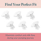 Ameda Breast Pump Flange Insert | 19Mm Flange Insert | Ameda Pump Parts | Universal Flange Insert | Compatible With Mya Joy, Mya