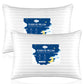 Toddler Pillow,13 X 18 Baby Pillows For Sleeping,Machine Washable Kids Pillow, Perfect For Travel,Toddlers Cot(Not Included Pill
