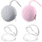 Nuanchu 4 Pieces Pacifier Holder Case Set 2 Silicone Portable Pacifier Case Cover Pouch For Diaper Bag With 2 Transparent Bpa Fr