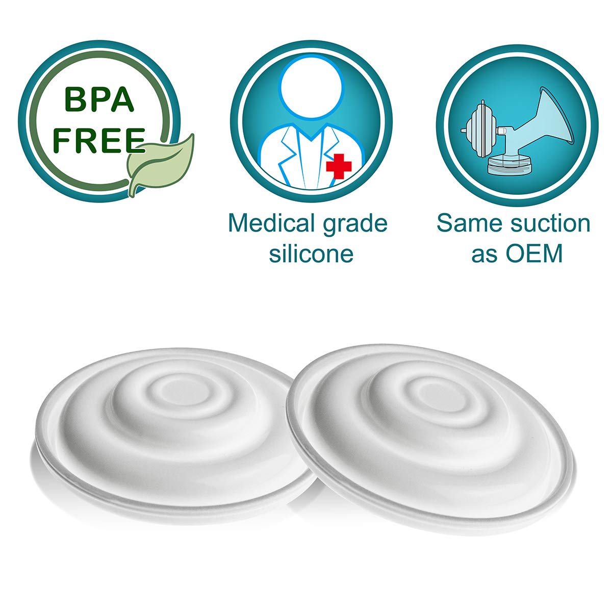Nenesupply Silicone Backflow Protector Membranes Compatible With Spectra Backflow Protector Not Original Spectra Pump Parts Work