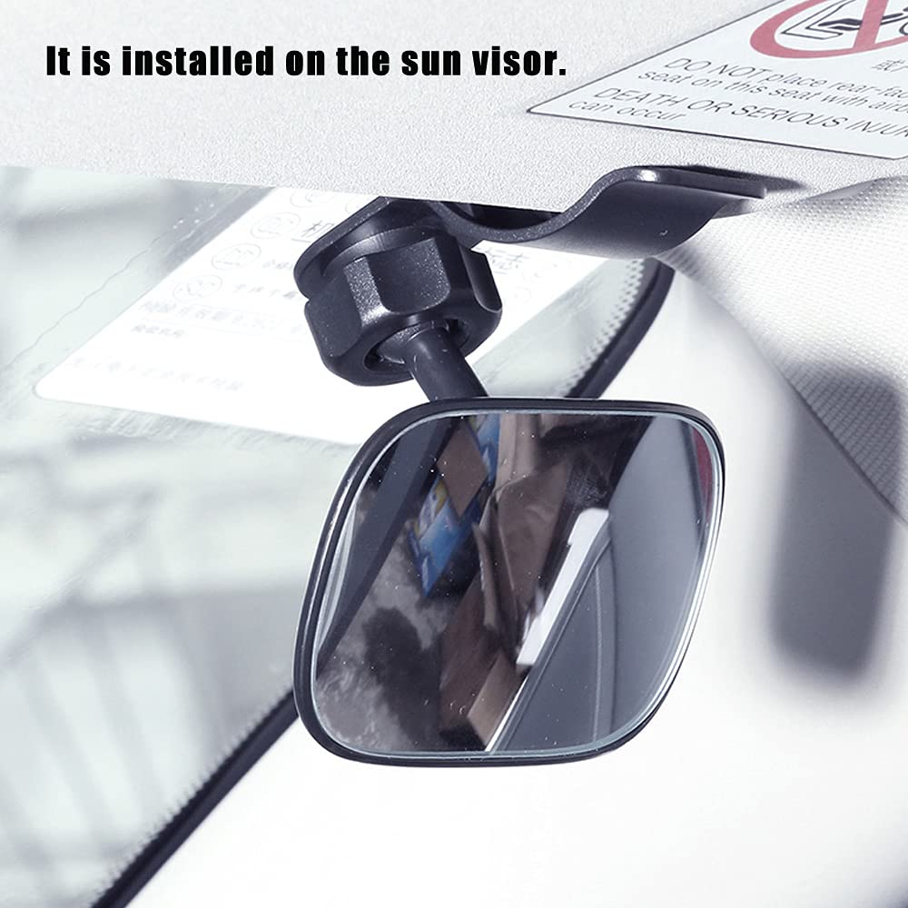 Automotive Interior Rearview Baby Mirror right Wide Angle Convex Mirror for Infant Toddler Child Children Backseat Adjustable Re