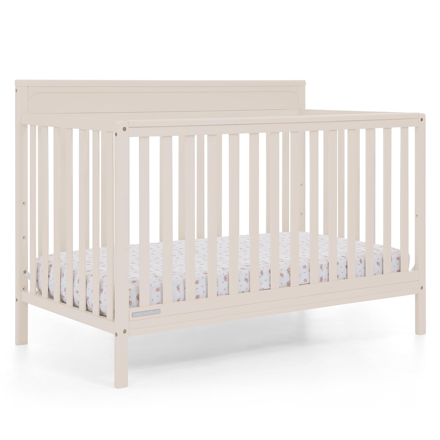 Delta Children Isabelle 6-in-1 Convertible Crib, Converts to Toddler Bed, Daybed, Sofa & Full Bed with/Without Footbaord, Greeng