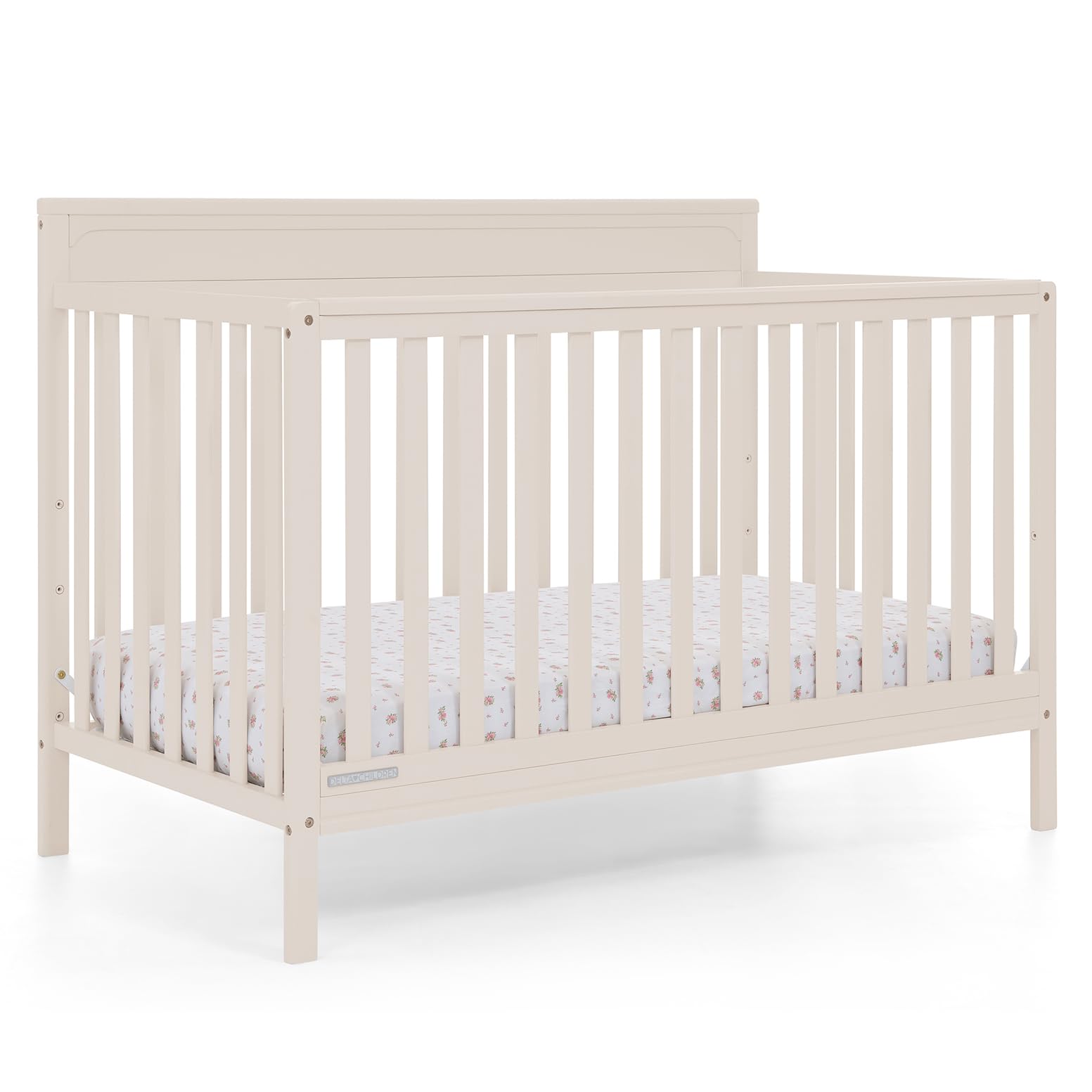 Delta Children Isabelle 6-in-1 Convertible Crib, Converts to Toddler Bed, Daybed, Sofa & Full Bed with/Without Footbaord, Greeng