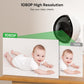 Leviewlity Video Baby Monitor With Camera No Wifi, 5' 1080P Hd Screen With 5000Mah 30Hr Battery & 1100Ft Range, 8X Zoom, Infrar