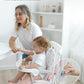 Ubravoo Baby Booster Seat For Dining Table With Removable Tray & Cushion, 3In1 Portable Toddler Booster Seat, 4 Height Adjustabl