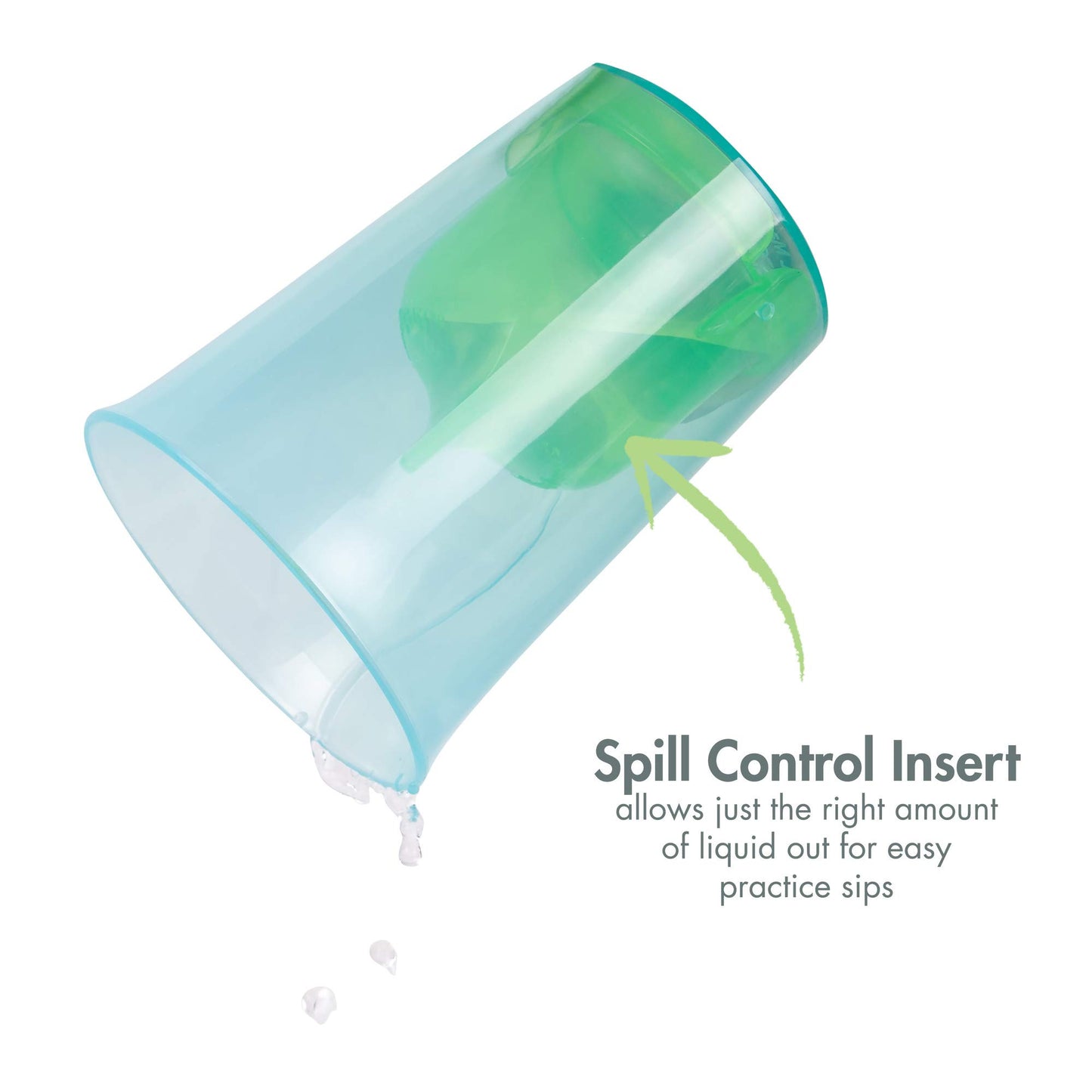 The First Years My First Open Cup - 2 Cups In 1 - Open Baby Cup With Removable Spill Control Insert - Training Cups For Transiti