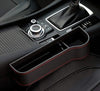 Car Seat Gap Storage Box with Cup Holder, PU Leather Organizer for Phone, Keys and Small Items