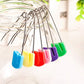 Kinteshun Baby Safety Pins,Kid Secure Clips Diaper Bib Nappy Pin with Safe Lock(50pcs,1.6 inches,7 Assorted Candy Colors)
