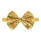 Song Qing Baby Infant Girls Hair Band Sequined Bow Headband Turban Knot Hair Headwear