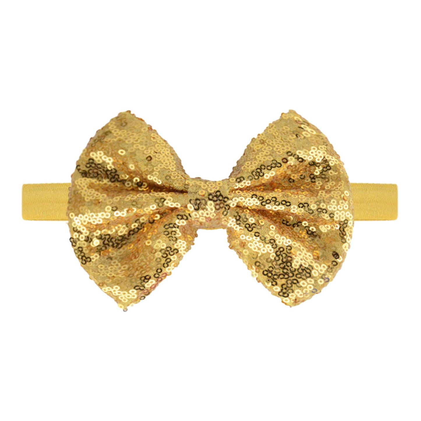 Song Qing Baby Infant Girls Hair Band Sequined Bow Headband Turban Knot Hair Headwear