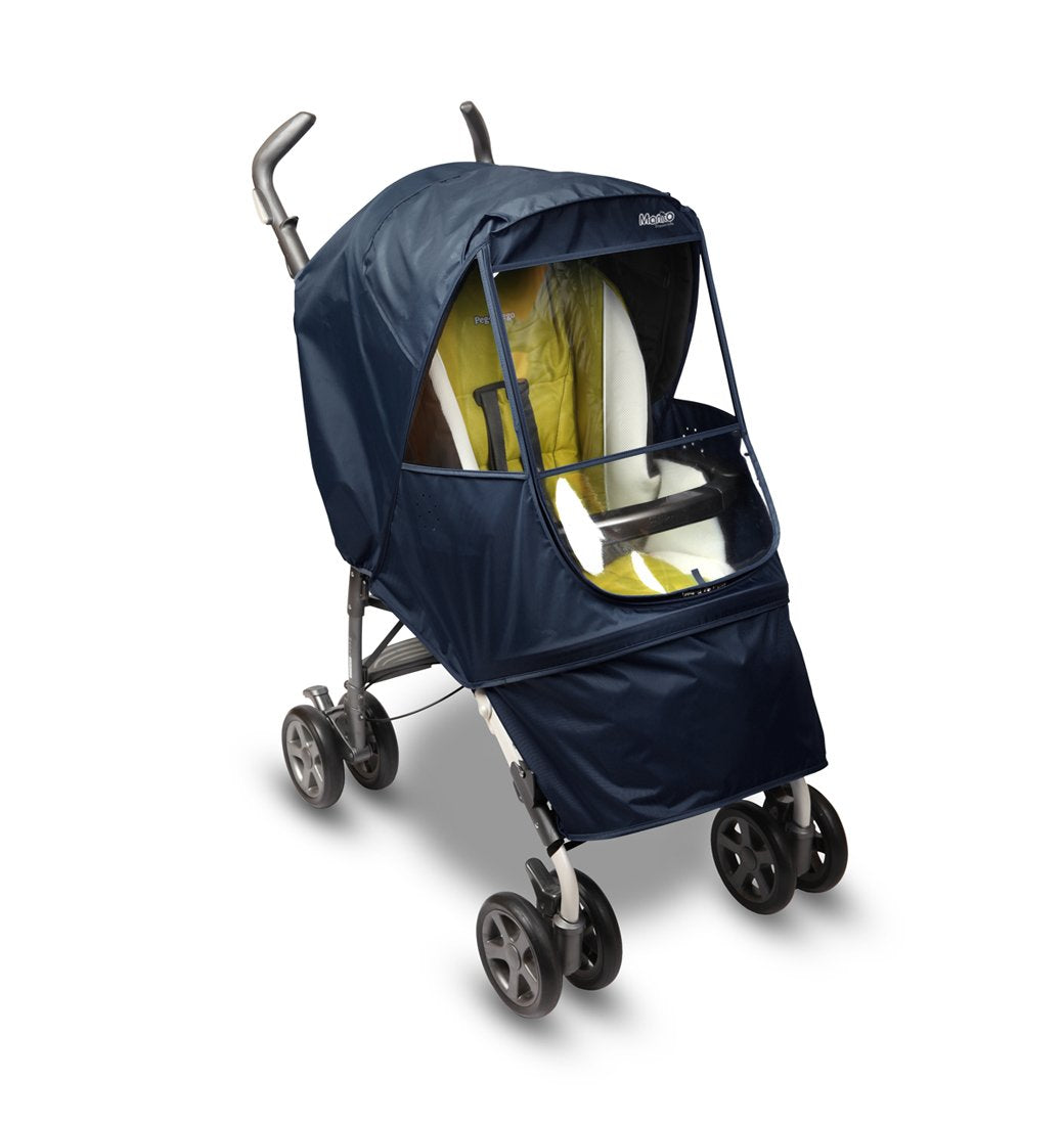 Manito Elegance Alpha Stroller Weather Shield/Rain Cover - Navy