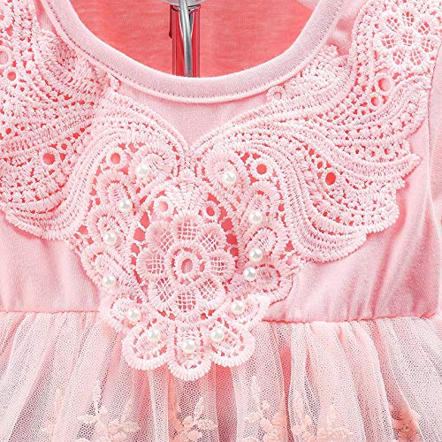 Peacolate Spring Autumn Baby Girls Clothing Set 3Pcs Long Sleeve T-Shirt Denim Jacket And Jeans(Pink,1-2Years)