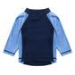 Wishere Baby Beach Swim Swimsuit Sun Protective Sunsuit Rash Guard Dark Blue