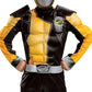 Gold Ranger Outfit For Kids, Beast Morphers Power Ranger Costume, Muscle Padded Character Jumpsuit, Child Size Medium (7-8)