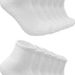 Mukhaksh (Pack Of 6 Pairs = 12 Socks Men Winter Woolen Warm White Ankle Length Socks