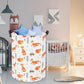 Tibaolover Foxes Kids Laundry Basket Baby Hamper Foxes Toy Storage Bin For Boys Room Decor Baby Nursery Hamper Gift Baskets For