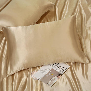 Toddler Pillowcases 2 Pack Satin Toddler Pillowcase 14X20 Breathable Silky Soft Travel Pillow Case Cover Khaki Silk Toddler Pill
