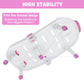 Foldable Kids Hair Washing Chair, Baby Shampoo Chair With Rotary Switch, Toddler Head Hair Rinser Salon Seat For Girls Boys