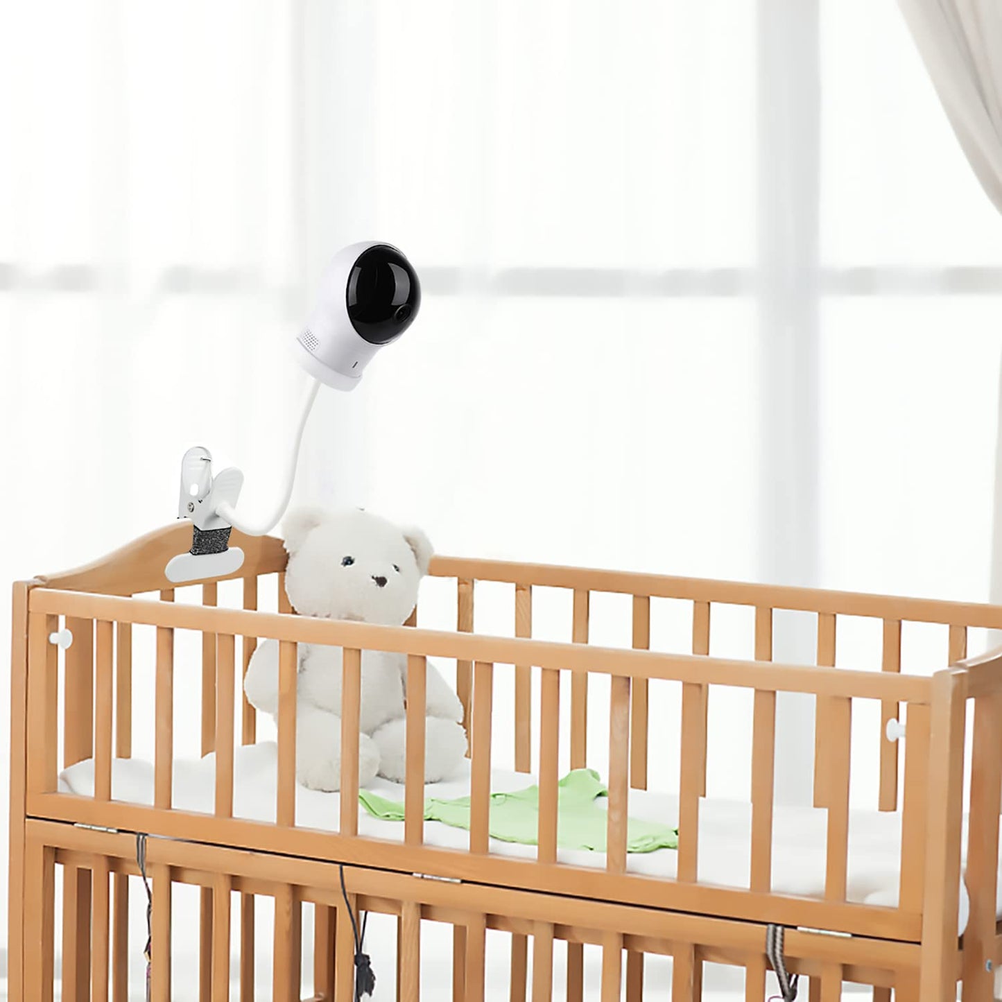Flexible Clip Clamp Mount Compatible With Eufy Spaceview, Spaceview Pro And Spaceview S Video Baby Monitor Camera 15.7 Inches Fl