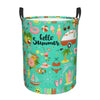 Pevtufa Hello Summer Foldable Laundry Basket Organizer,Fabric Clothes Toy Storage Basket Nursery Hamper Storage Bin For Househol