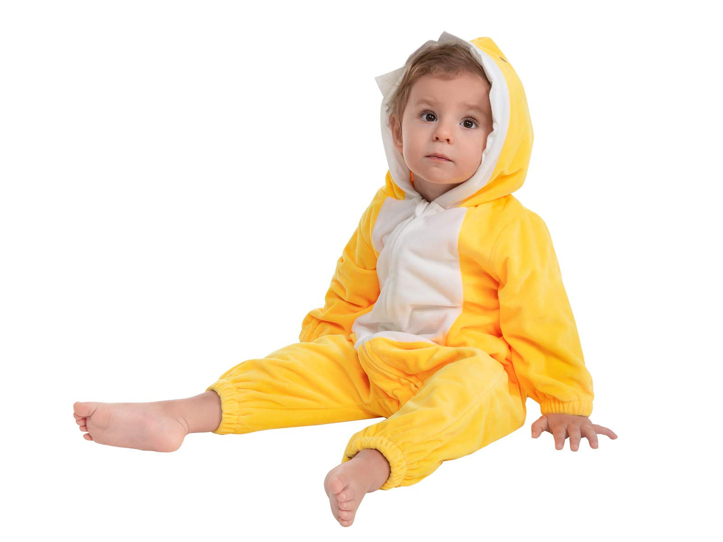 Hsctek Shark Baby Costume, Shark Baby Infant Costume For Boys Girls, Baby Halloween Costume For Toddler Newborn Yellow, 6-9Month