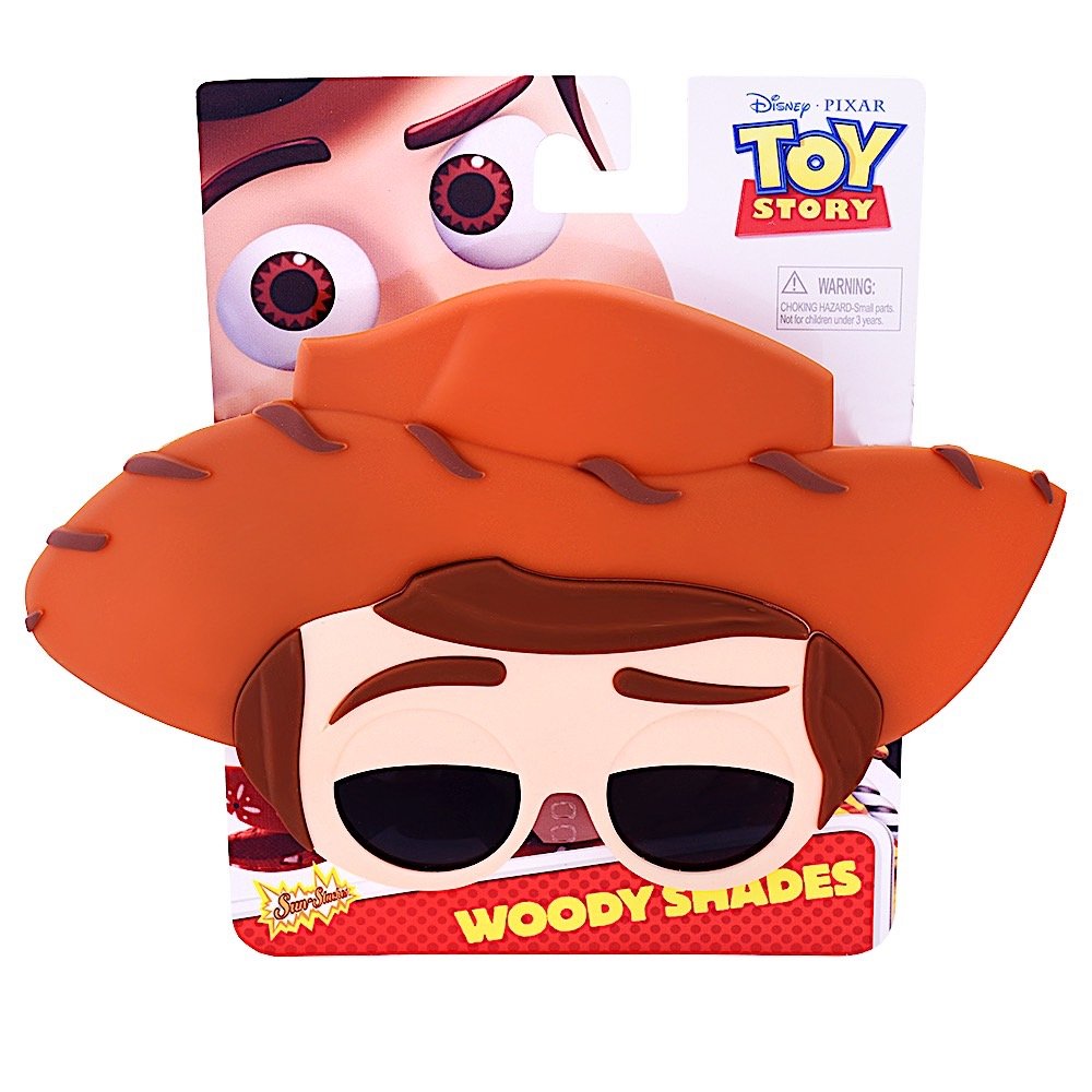 Sun-Staches Toy Story Official Woody Sunglasses Disney Costume Accessory Party Favor UV400 One Size Fits Most