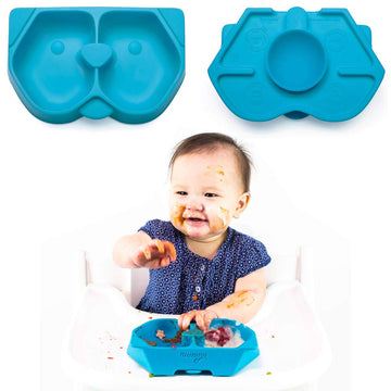 Nummy Bowl - Pure Silicone Bowl With Hidden Suction Cup For Babies And Toddlers | Bpa And Phthalate Free | Microwave And Dishwas