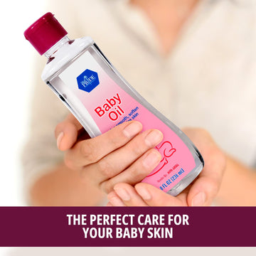 Med Pride Pure Baby Oil For Infants, Baby Boys & Girls - Premium Mineral Oil For Babies To Prevent Moisture Loss- Nourishing Bab