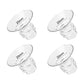Gotocut Flange Inserts 20Mm 4Pcs Compatible With Elvie Medela Willow Go Bellababy Spectra 24Mm Flange/Shields Wearable Breast Pu