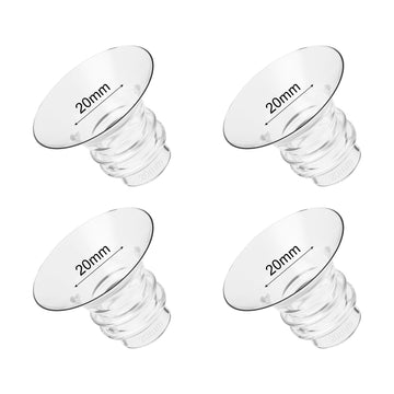 Gotocut Flange Inserts 20Mm 4Pcs Compatible With Elvie Medela Willow Go Bellababy Spectra 24Mm Flange/Shields Wearable Breast Pu