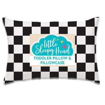 Toddler Pillow With Pillowcase 13X18, Kids Pillow For Sleeping, Toddler Pillow 2 Year Old, Better Neck Support Ergonomic Pillow