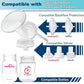 Nenesupply 19Mm Flange Pump Parts Compatible W Spectra S2 S1 Breast Pumps Replacement Kit For Spectra Pump Parts S2 Parts S2 Acc