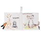 Ali+Oli Baby Cloth Book - Soft Sensory Crinkle Book with Textured Tails for Infants 0-12 Months - Early Learning Touch & Feel Tu