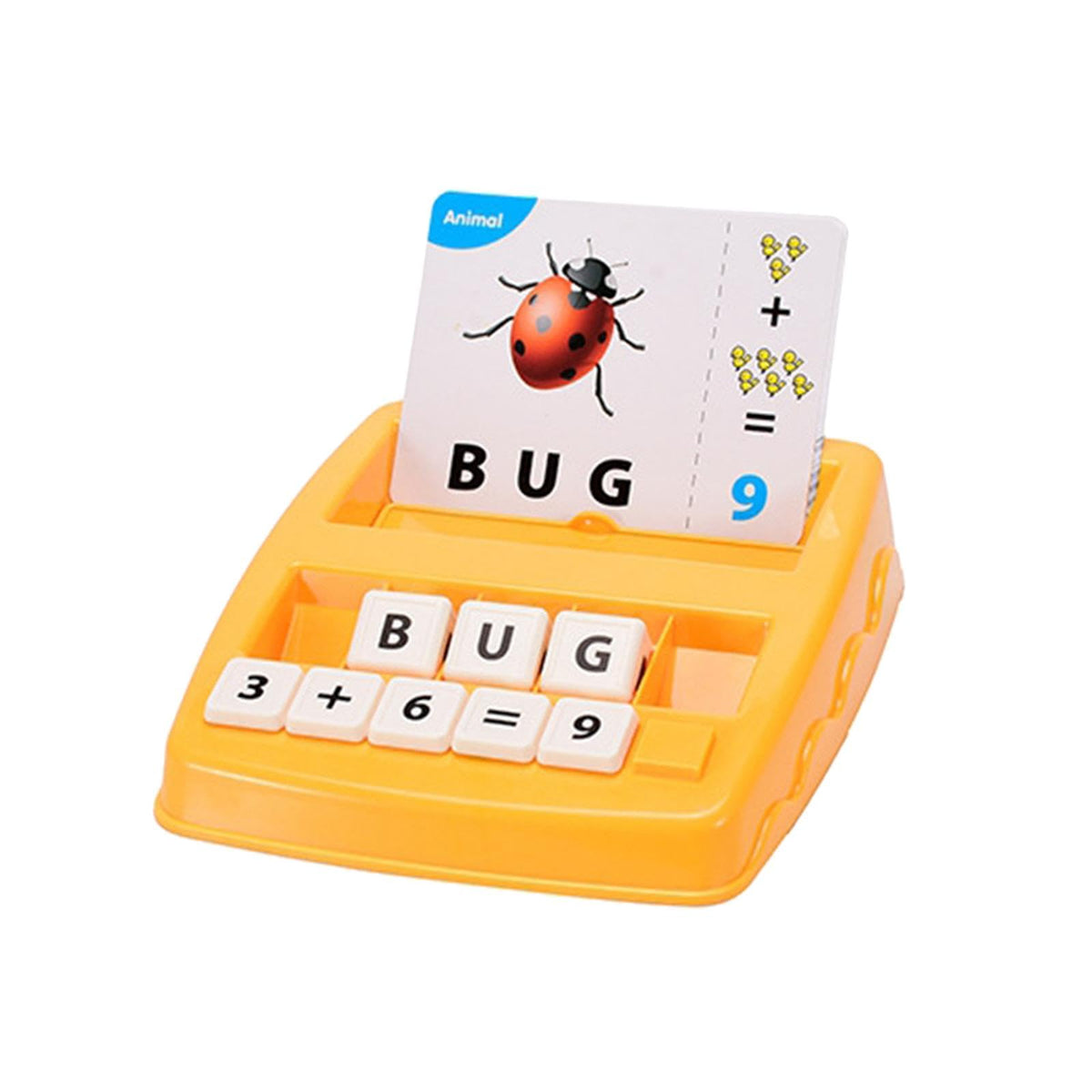 SECRET DESIRE 2 in 1 Spelling Reading Game Travel Toys for 4 5 6 Year Old Children Yellow|Developmental Baby Toys