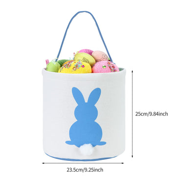 Baseball Easter Bunny Baskets Eggs Bags With Baseball Printing Halloween Trick Or Treat Bags Baseball Easter Bunny Baskets Tote